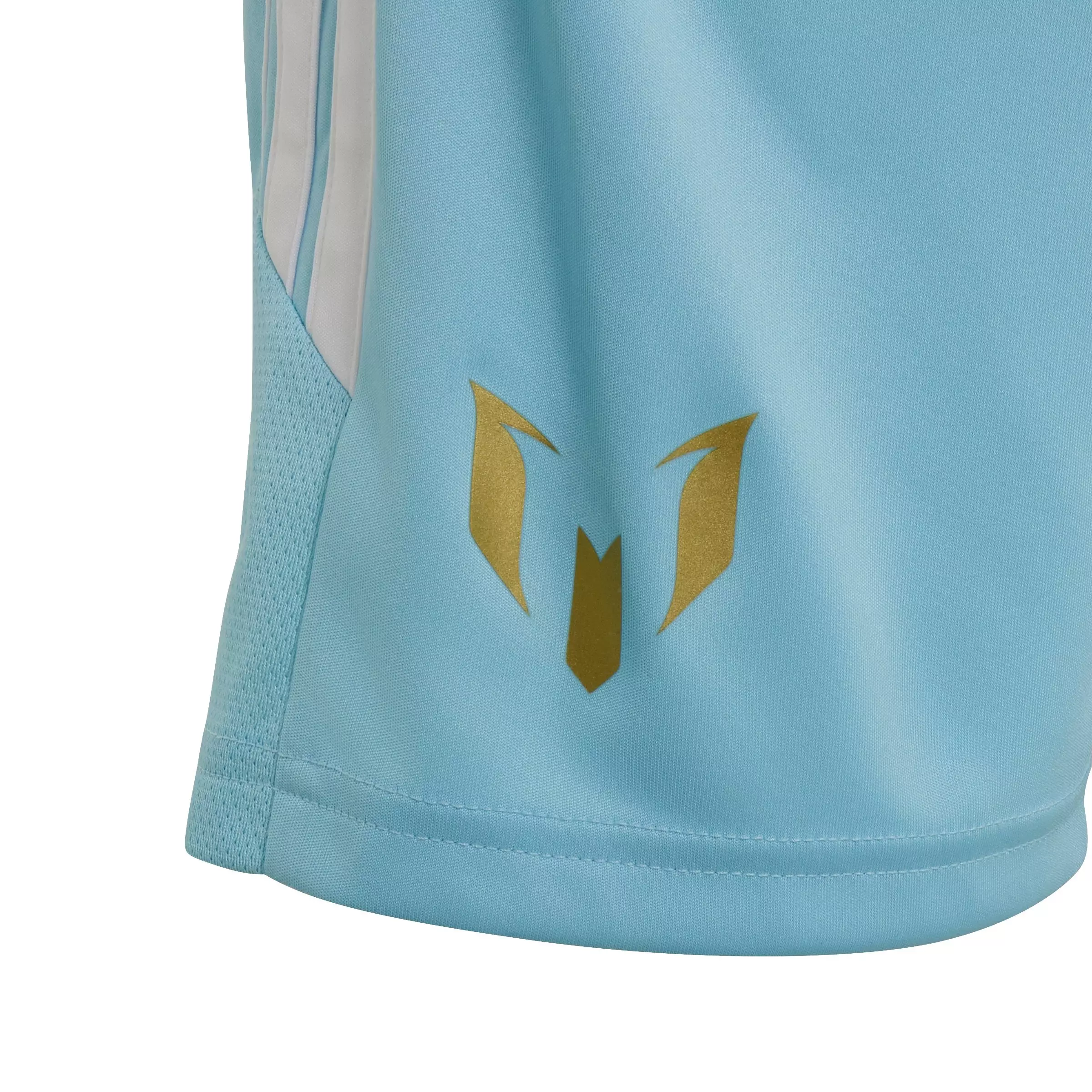 adidas Big Boys' Messi Tiro League Soccer Shorts - Light Blue - LT BLUE