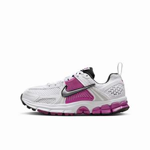 Nike Vomero 5 "White/Pure Platinum/Hot Fuchsia/Metallic Platinum" Grade School Girls' Shoe