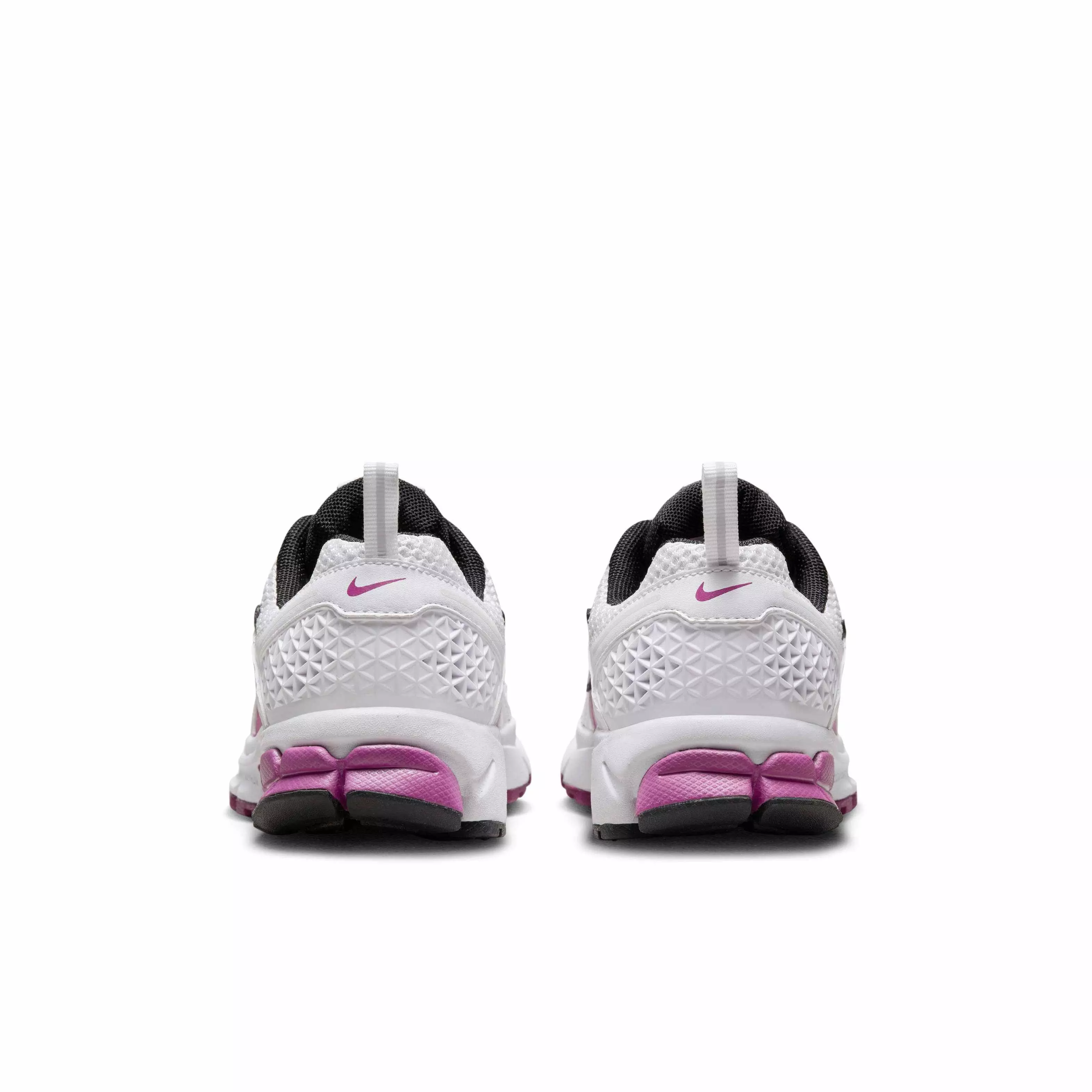 Nike Vomero 5 "White/Pure Platinum/Hot Fuchsia/Metallic Platinum" Grade School Girls' Shoe - WHITE/PLATINUM/FUCHSIA/PLATINUM
