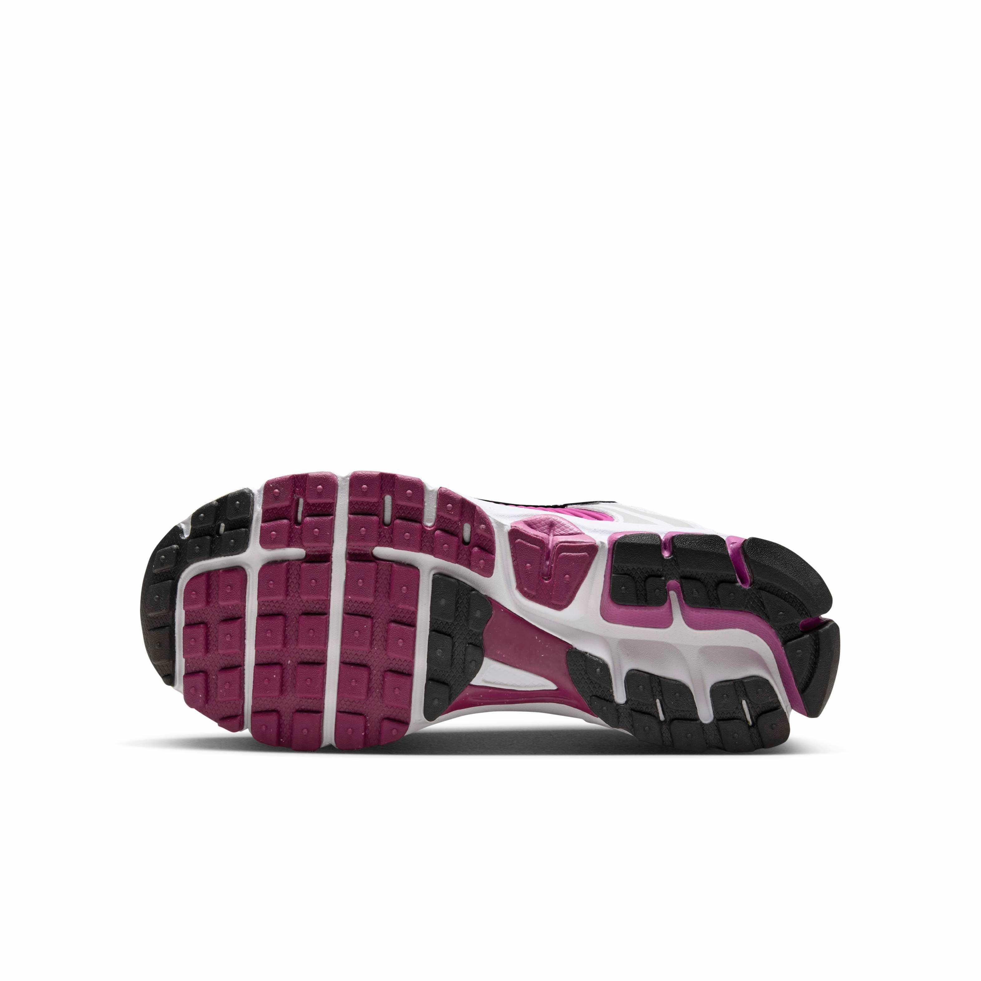 Nike Vomero 5 Grade School Girls' "White/Pure Platinum/Hot Fuchsia/Metallic Platinum" Shoe