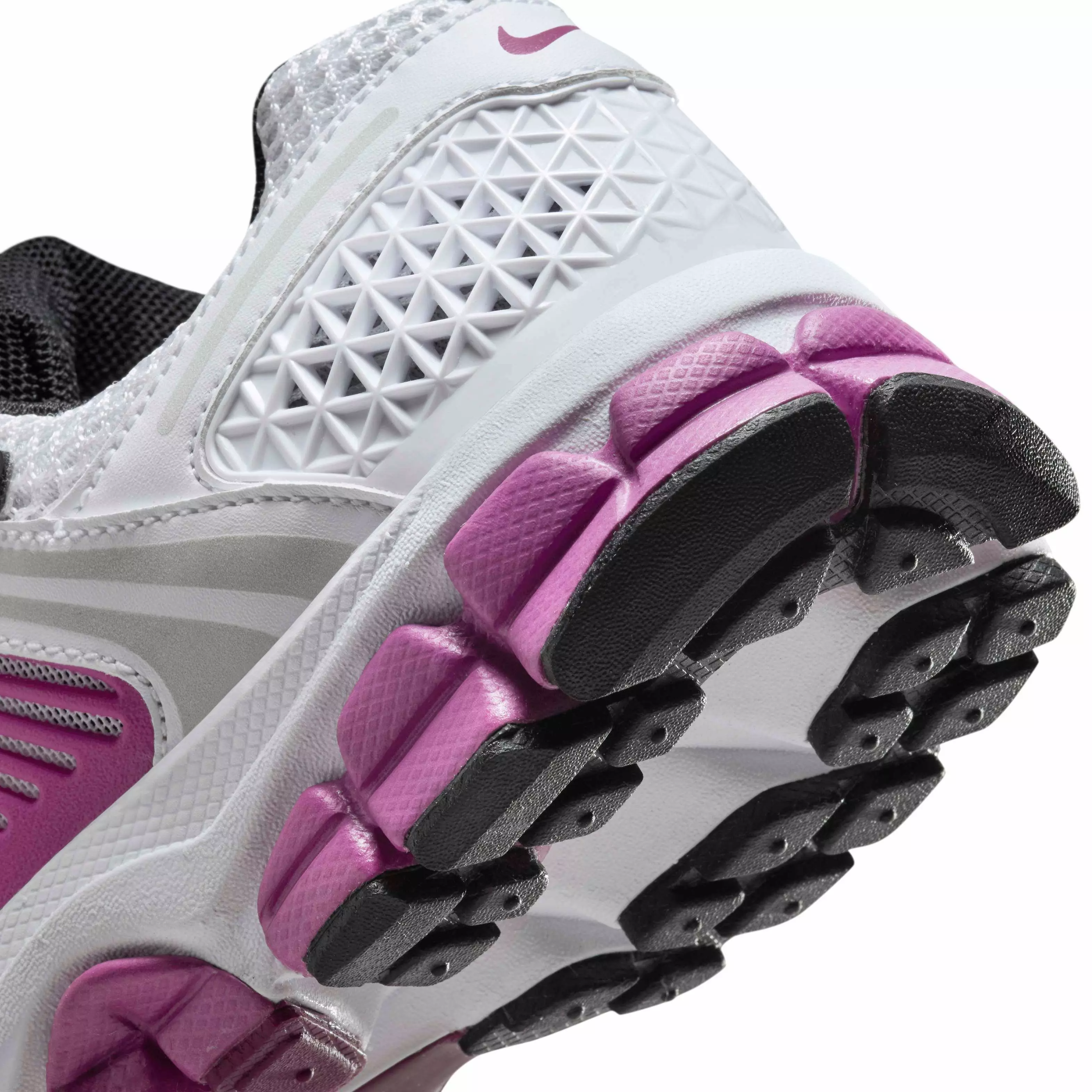Nike Vomero 5 "White/Pure Platinum/Hot Fuchsia/Metallic Platinum" Grade School Girls' Shoe - WHITE/PLATINUM/FUCHSIA/PLATINUM
