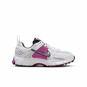 Nike Vomero 5 "White/Pure Platinum/Hot Fuchsia/Metallic Platinum" Grade School Girls' Shoe