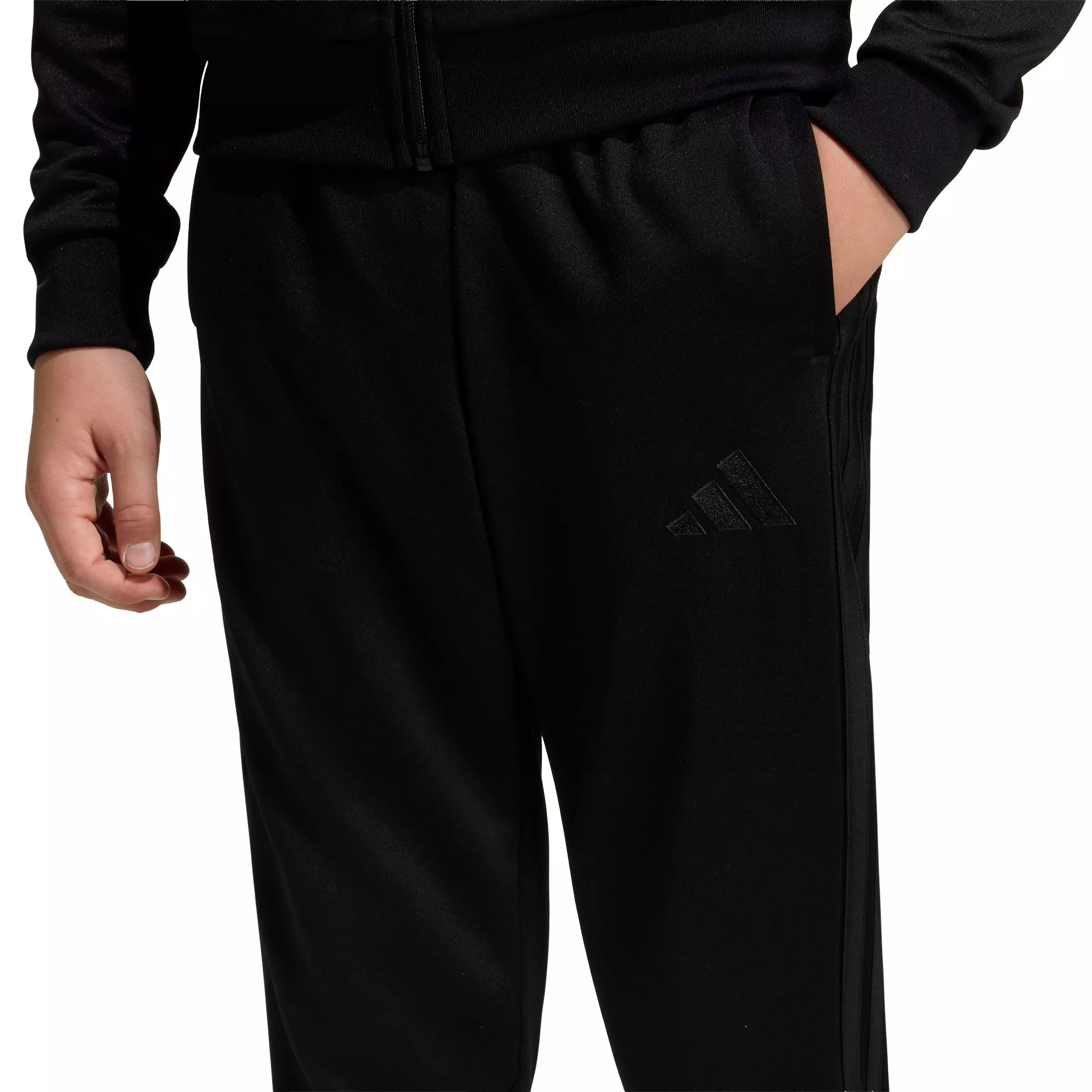 adidas Big Boys' Tiro 26 League Soocer Training Pants - Black/Black - BLACK/BLACK
