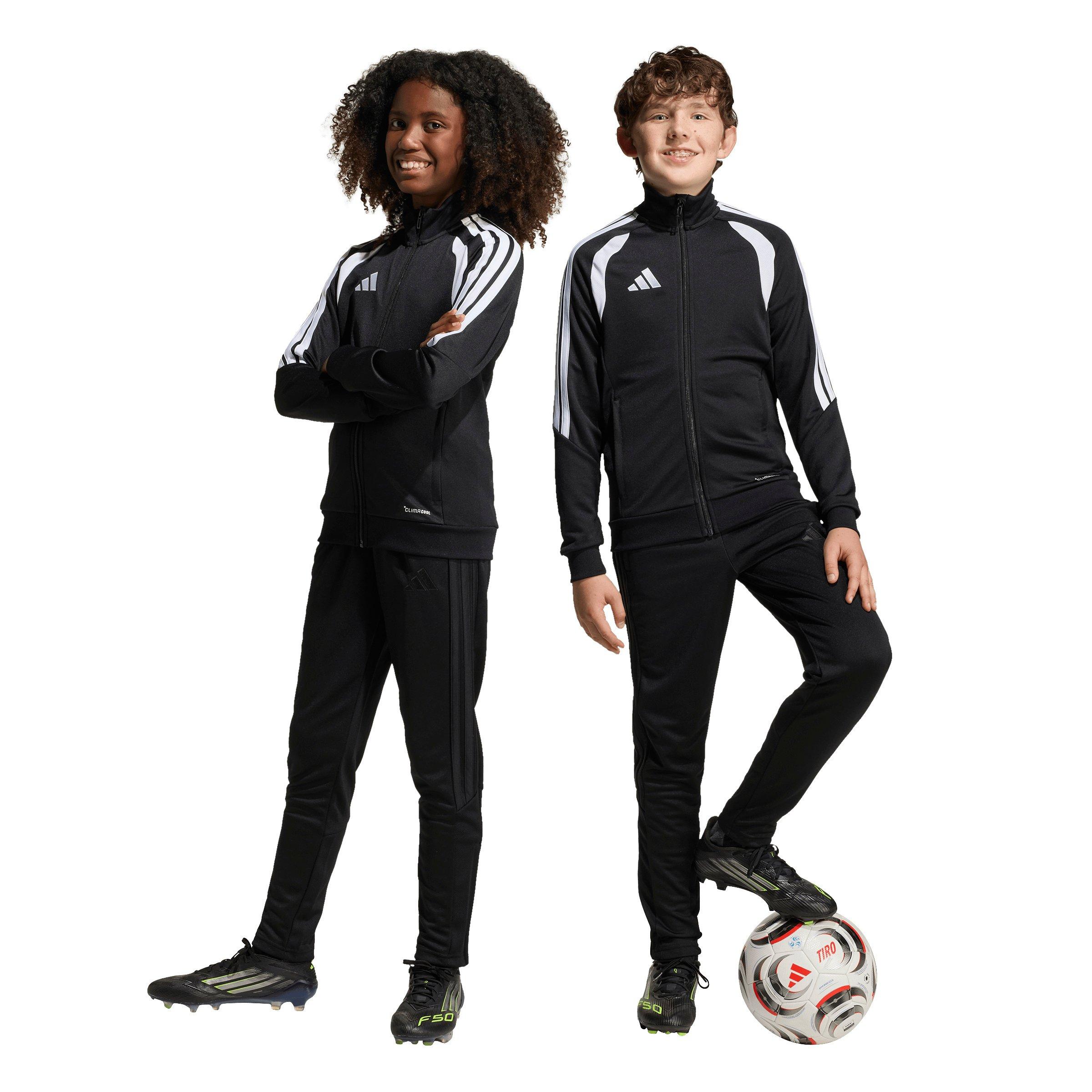 adidas Big Boys' Tiro 26 League Soocer Training Pants - Black/Black - BLACK/BLACK Thumbnail View 5