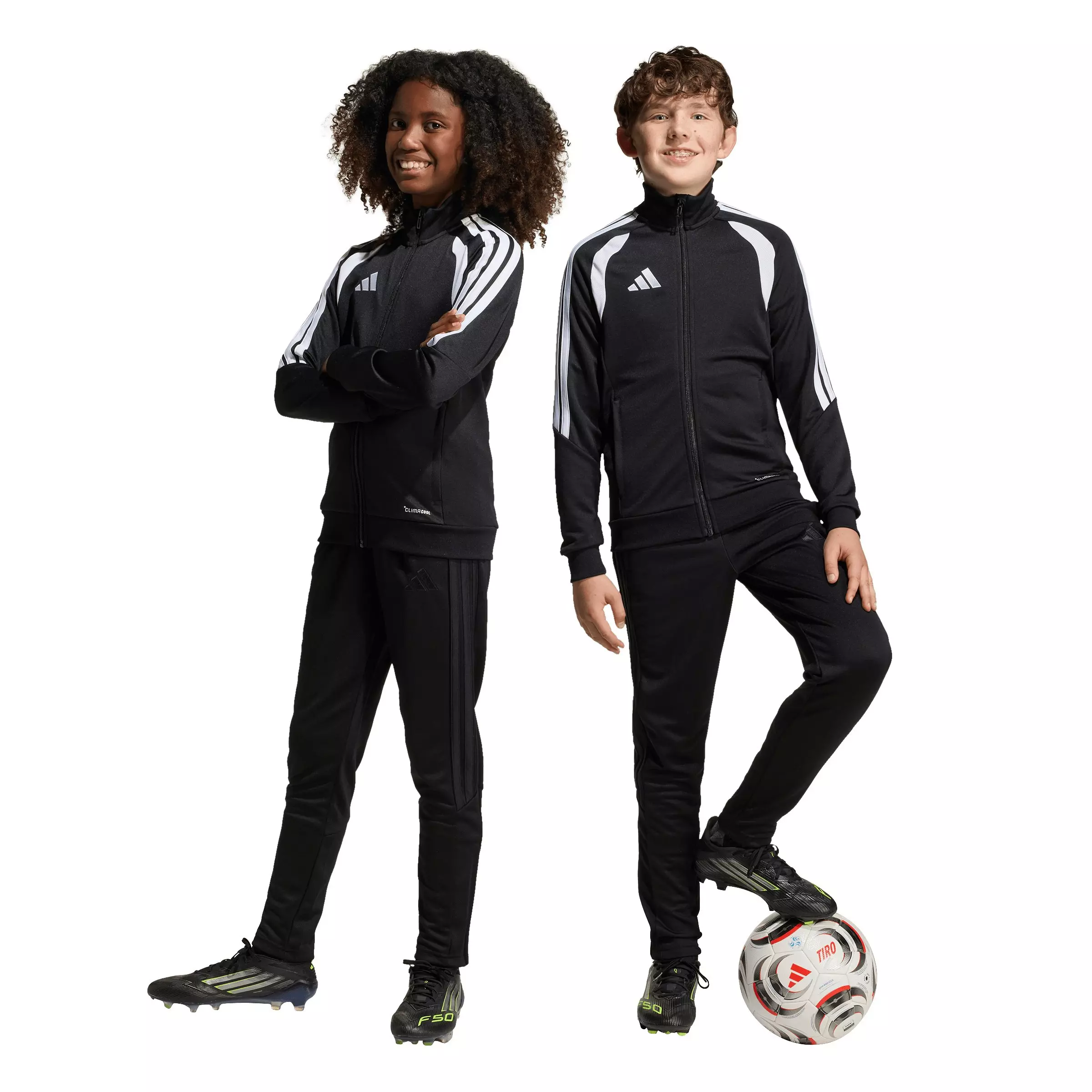 adidas Big Boys' Tiro 26 League Soocer Training Pants - Black/Black - BLACK/BLACK
