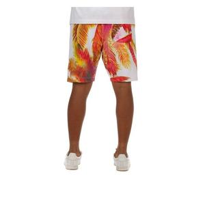 Hustle Gang Men's Coast Shorts - White/Pink
