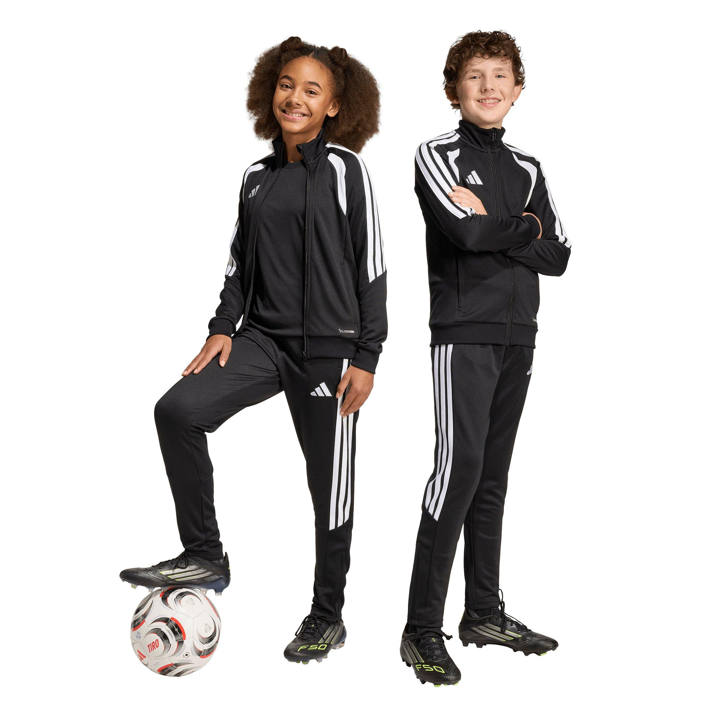 adidas Big Boys' Tiro 26 League Soocer Training Pants - Black/White - BLACK/WHITE Thumbnail View 5