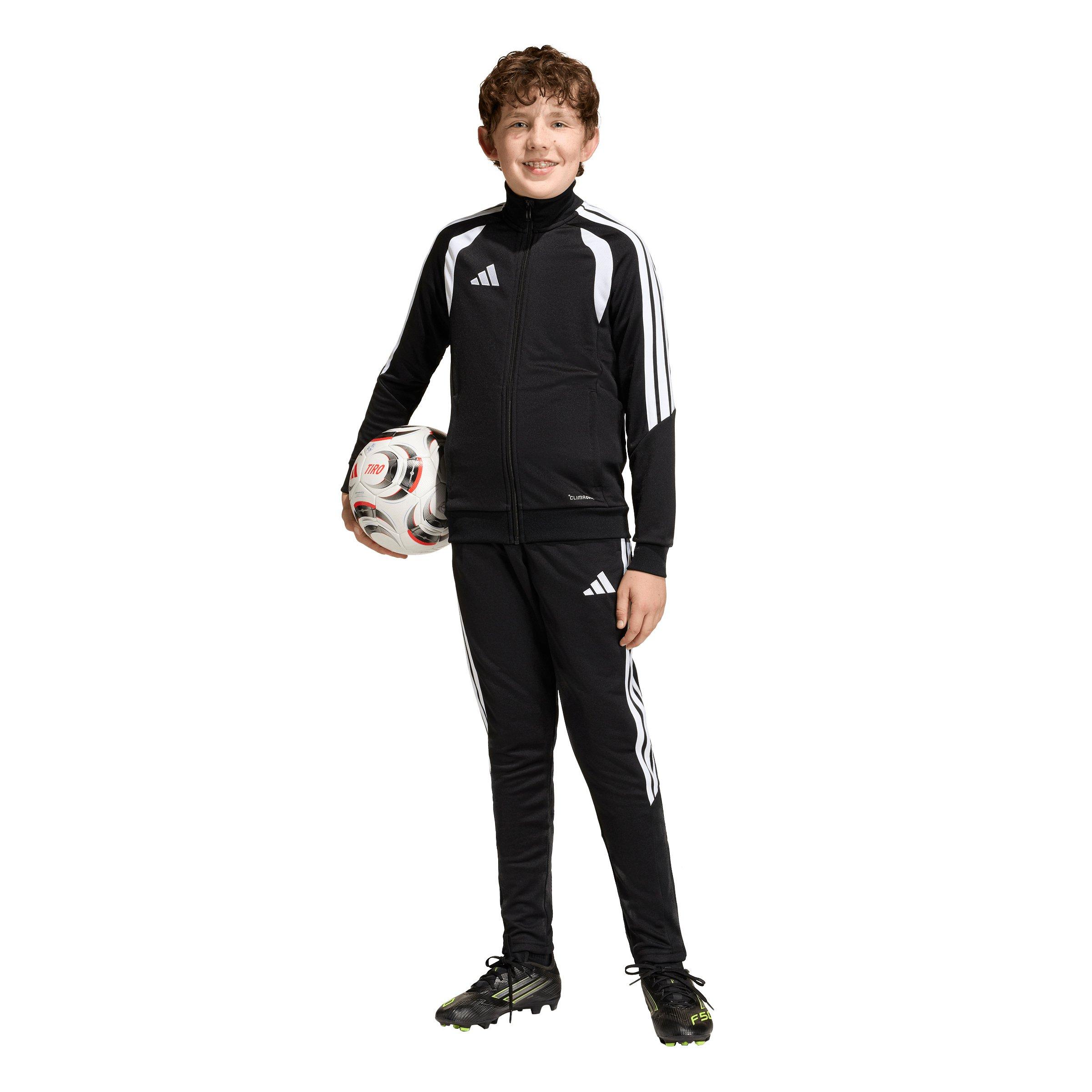 adidas Big Boys' Tiro 26 League Soocer Training Pants - Black/White - BLACK/WHITE Thumbnail View 7