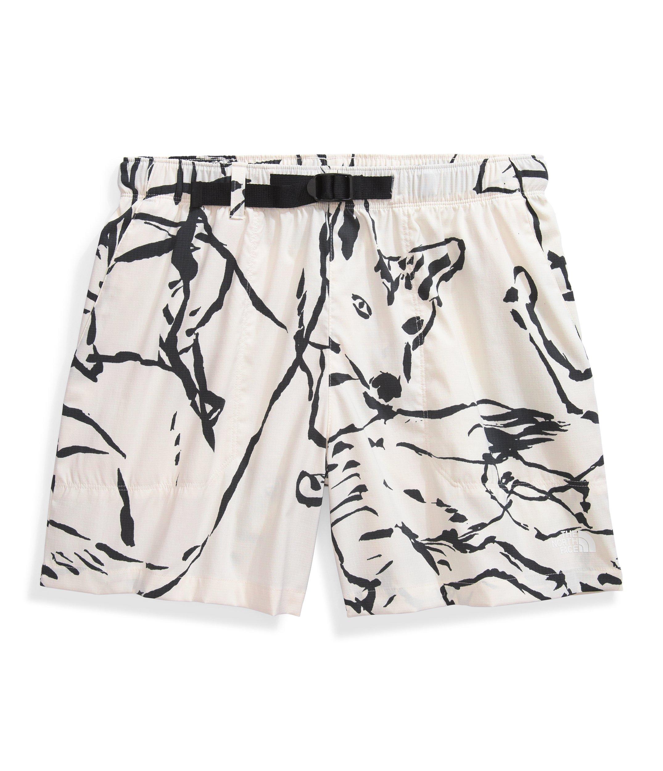 The North Face Women's Class V Pathfinder Belted Shorts - WHITE Thumbnail View 5