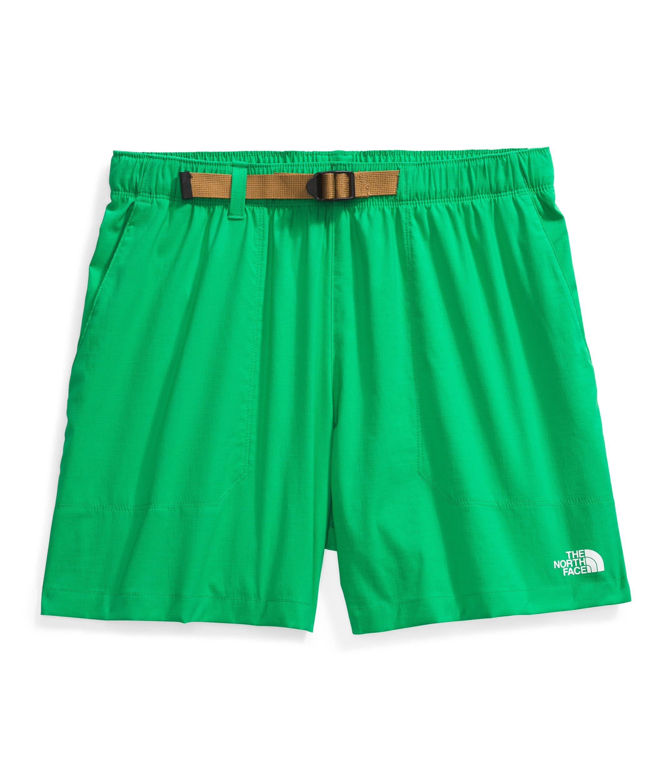 The North Face Women's Class V Pathfinder Belted Shorts - GREEN Thumbnail View 5