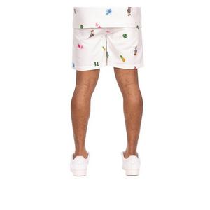 Hustle Gang Men's Spiritzer Shorts - White