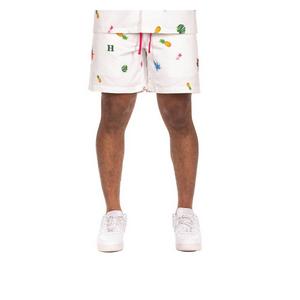 Hustle Gang Men's Spiritzer Shorts - White