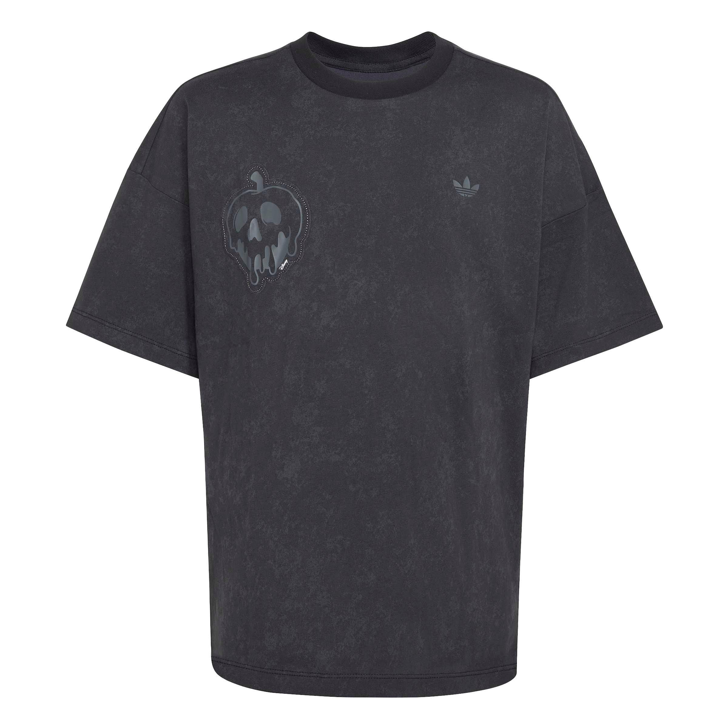 adidas Originals Big Girls' Disney Villains Oversized Washed Tee Shirt - Black - BLACK
