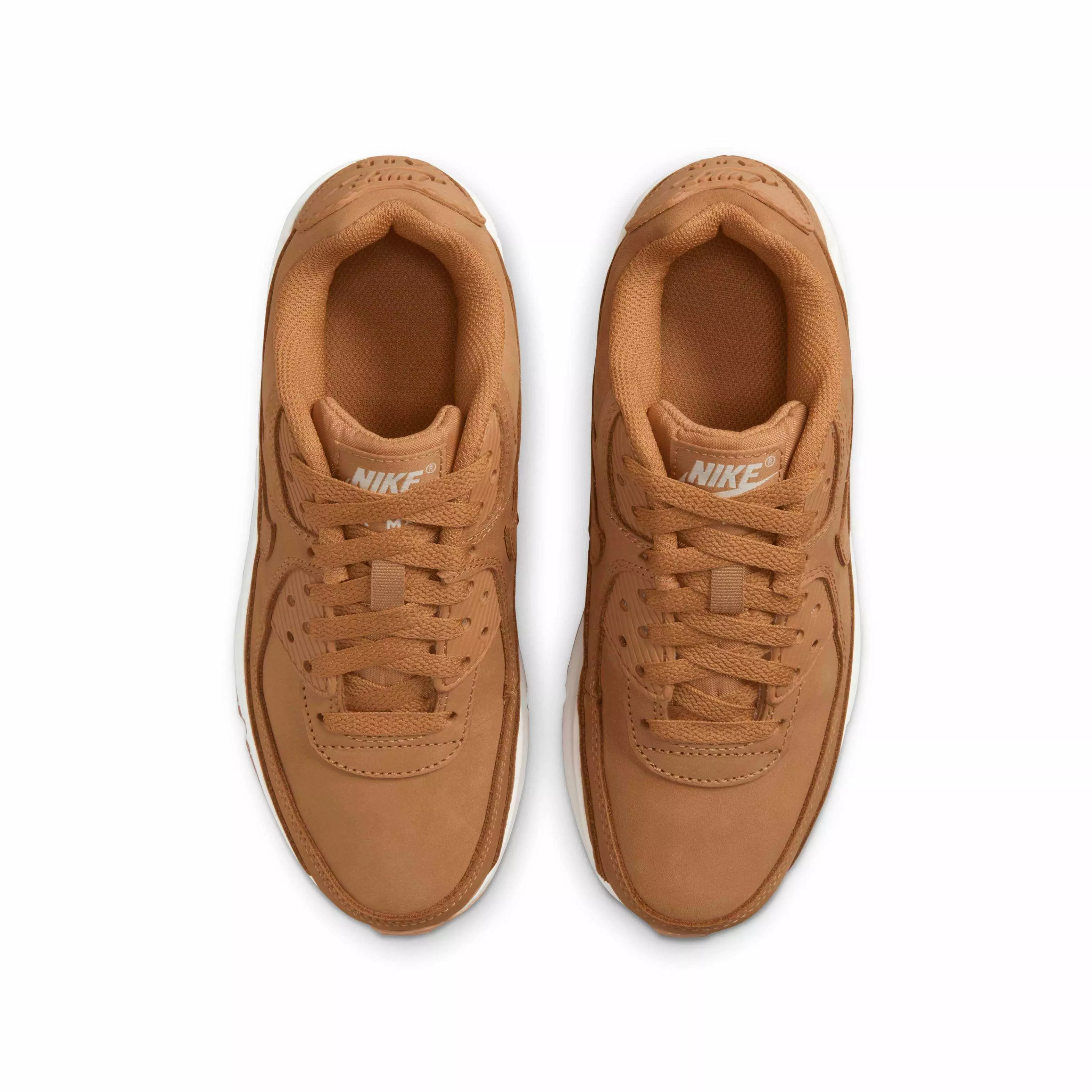 Nike Air Max 90 "Flax/Sail/Flax" Grade School Boys' Shoe - FLAX/SAIL/FLAX