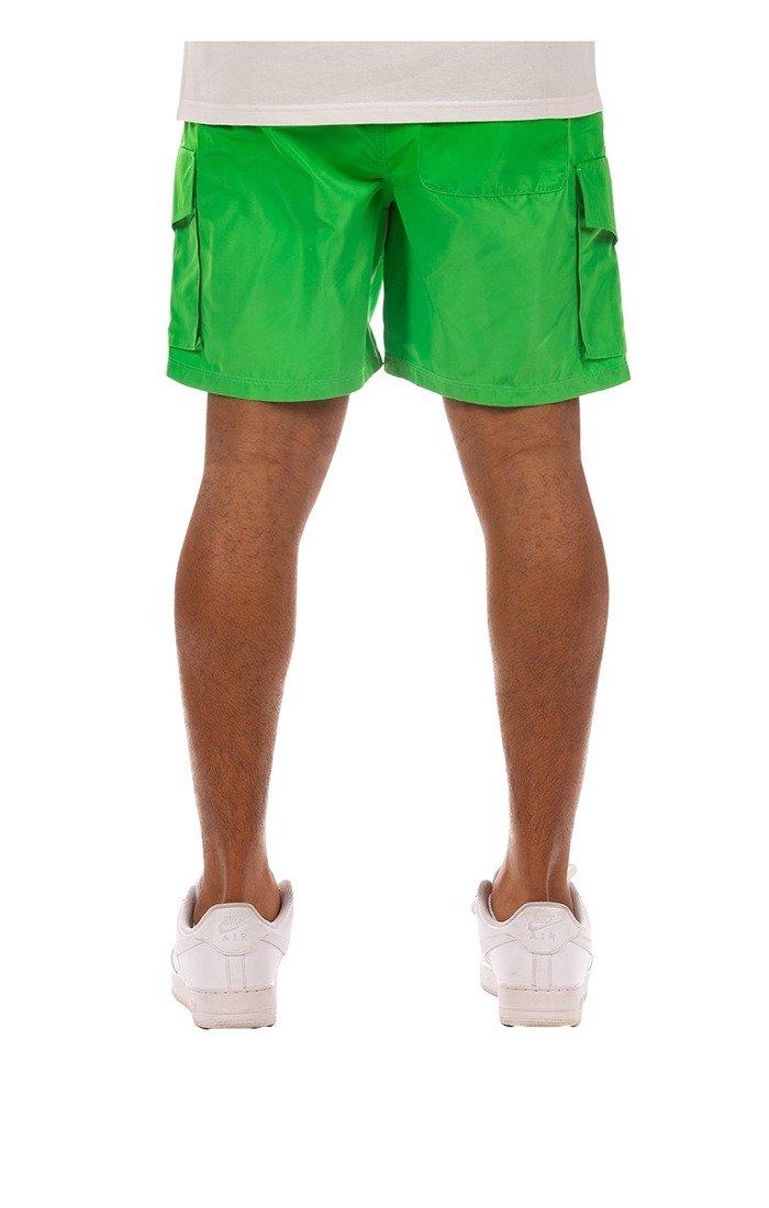 Hustle Gang Men's Unos Dos Shorts - Green - GREEN Thumbnail View 2