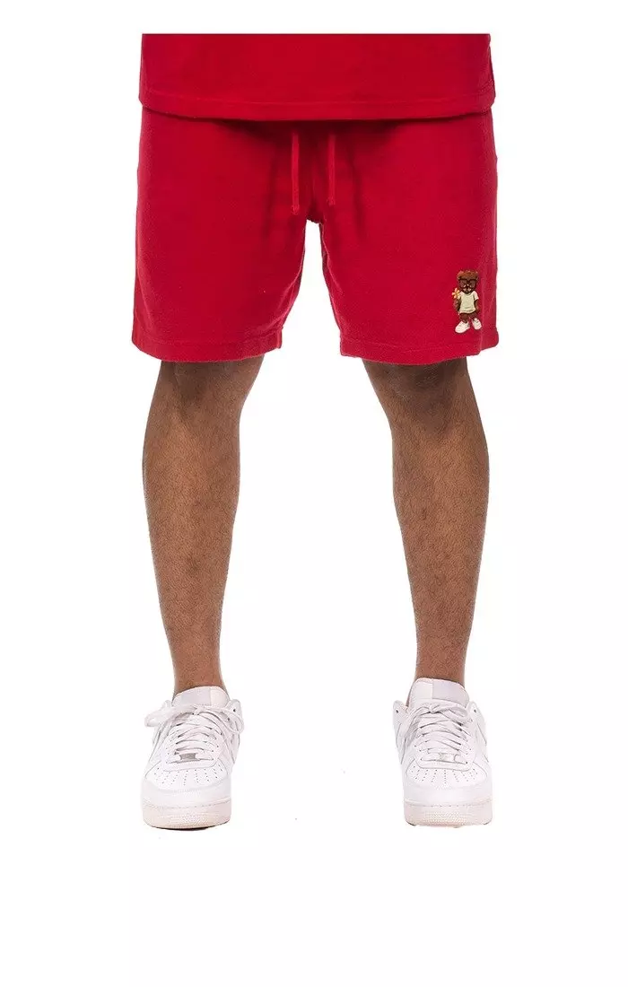 Hustle Gang Men's Habitat Shorts - Chili Pepper - CHILI PEPPER