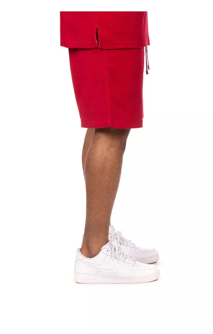 Hustle Gang Men's Habitat Shorts - Chili Pepper - CHILI PEPPER