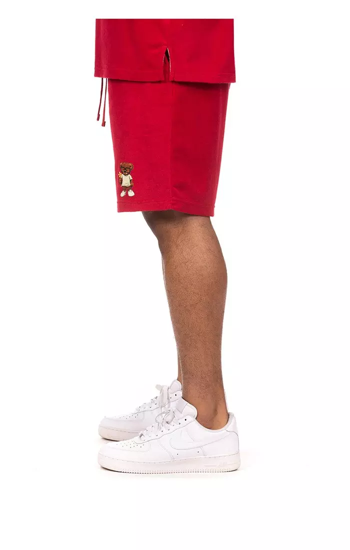 Hustle Gang Men's Habitat Shorts - Chili Pepper - CHILI PEPPER