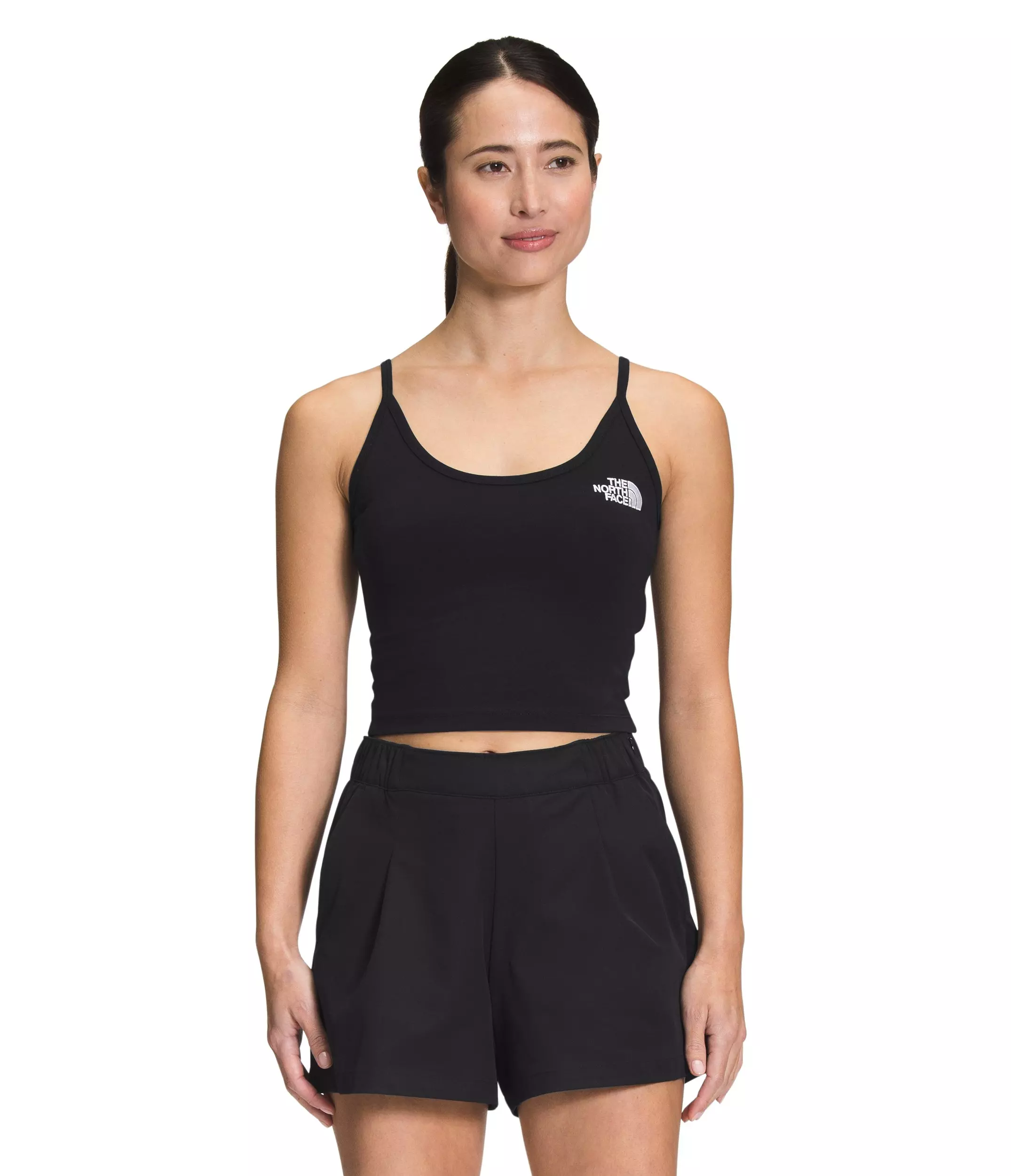 The North Face Women's Cropped Tank - Black - BLACK