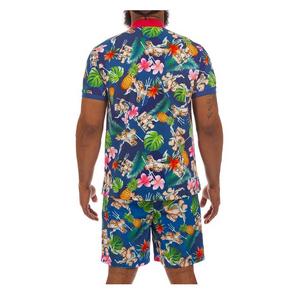 Hustle Gang Men's Davy Jones Polo - Blue