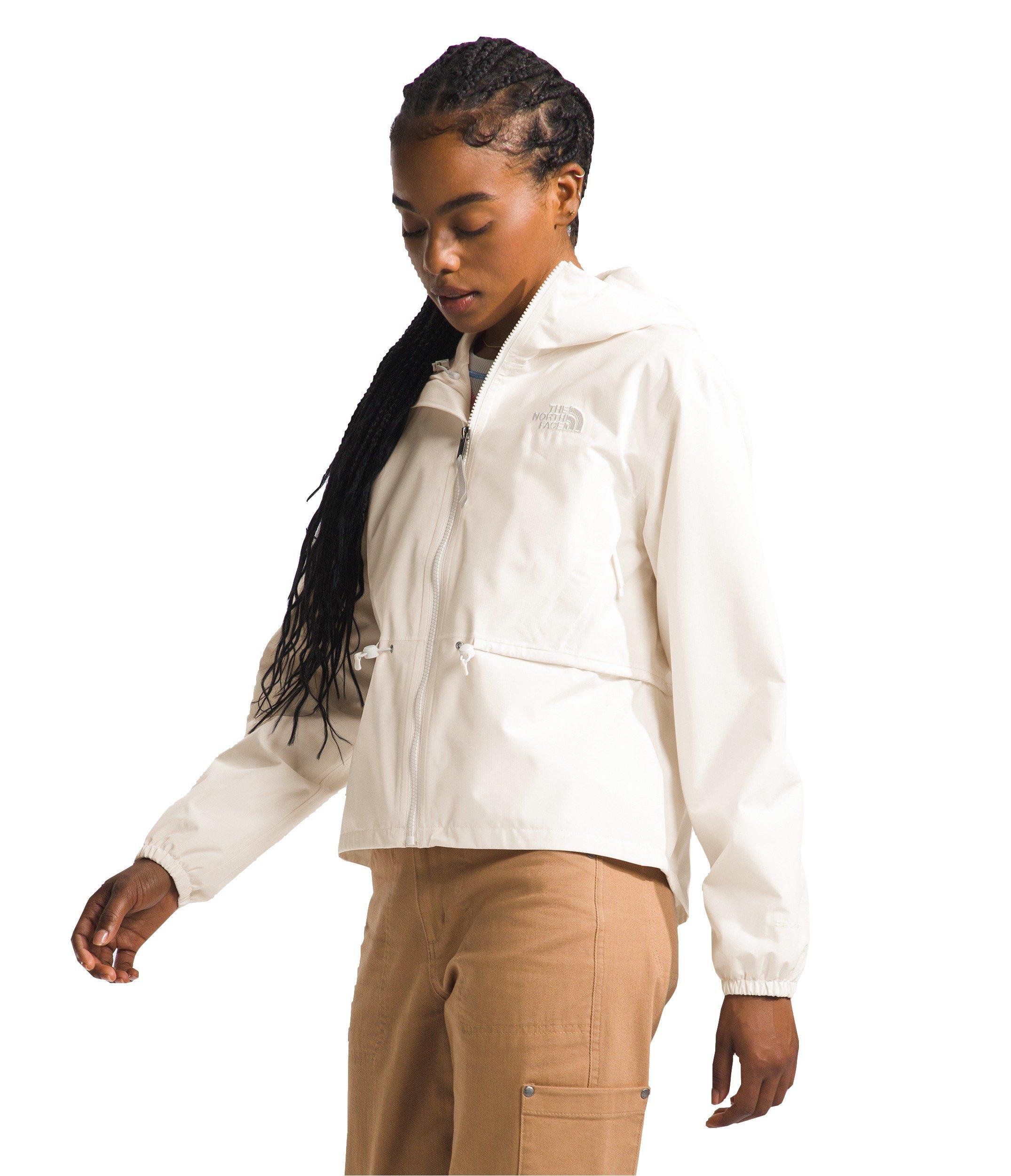 The North Face Women's Daybreak Rain Jacket - WHITE Thumbnail View 3