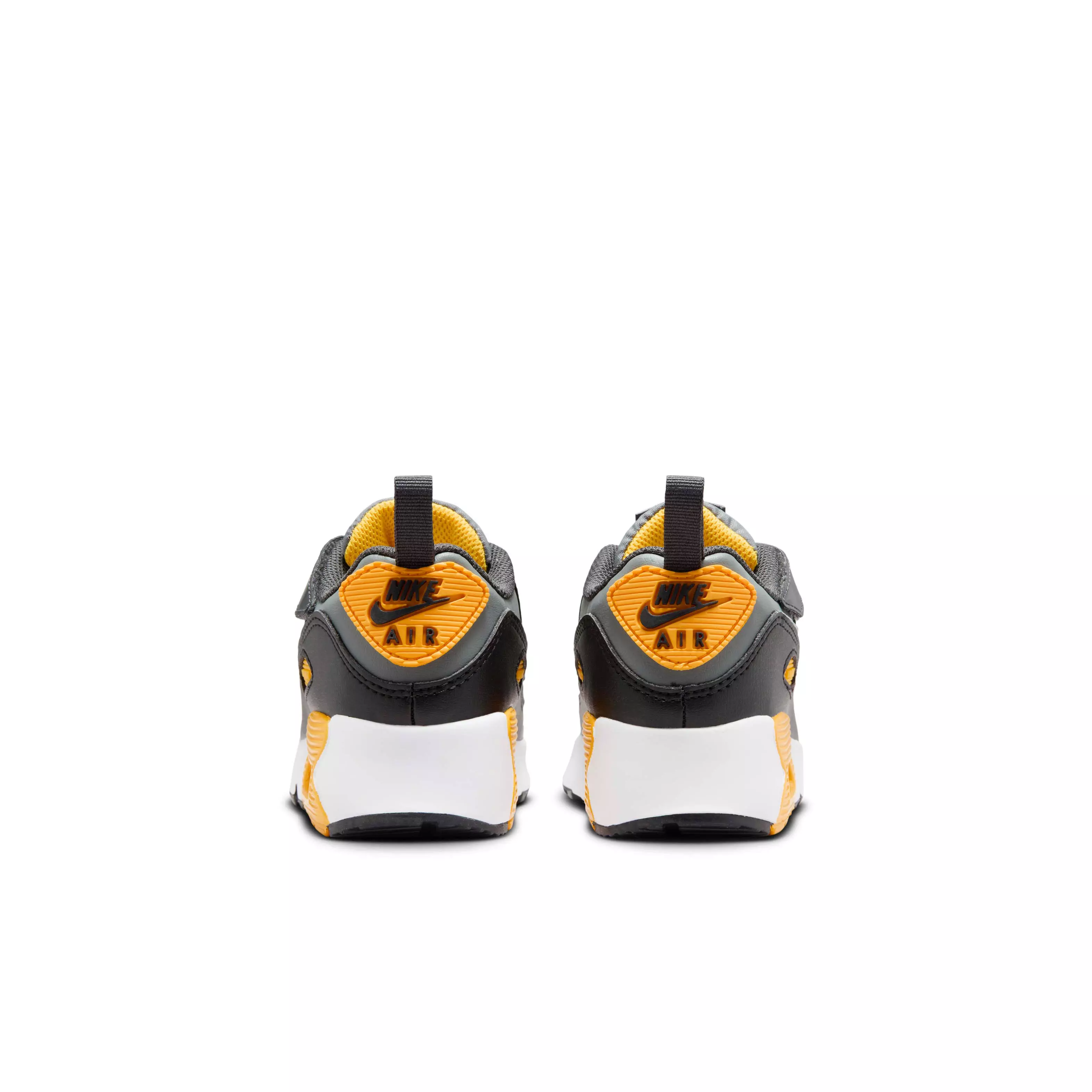 Nike Air Max 90 EasyOn "Smoke Grey/Anthracite/White/Light Smoke Grey" Preschool Boys' Shoe - GREY/ANTHRACITE/WHITE/LT GREY