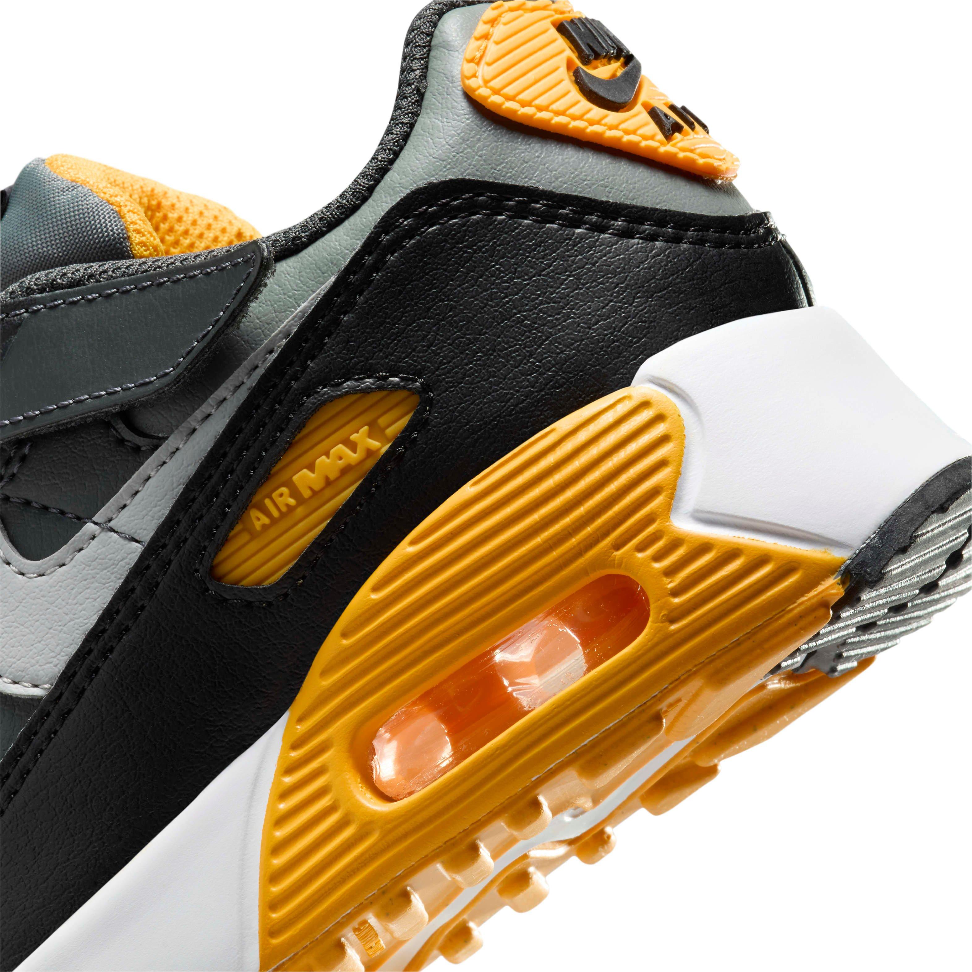 Nike Air Max 90 EasyOn "Smoke Grey/Anthracite/White/Light Smoke Grey" Preschool Boys' Shoe