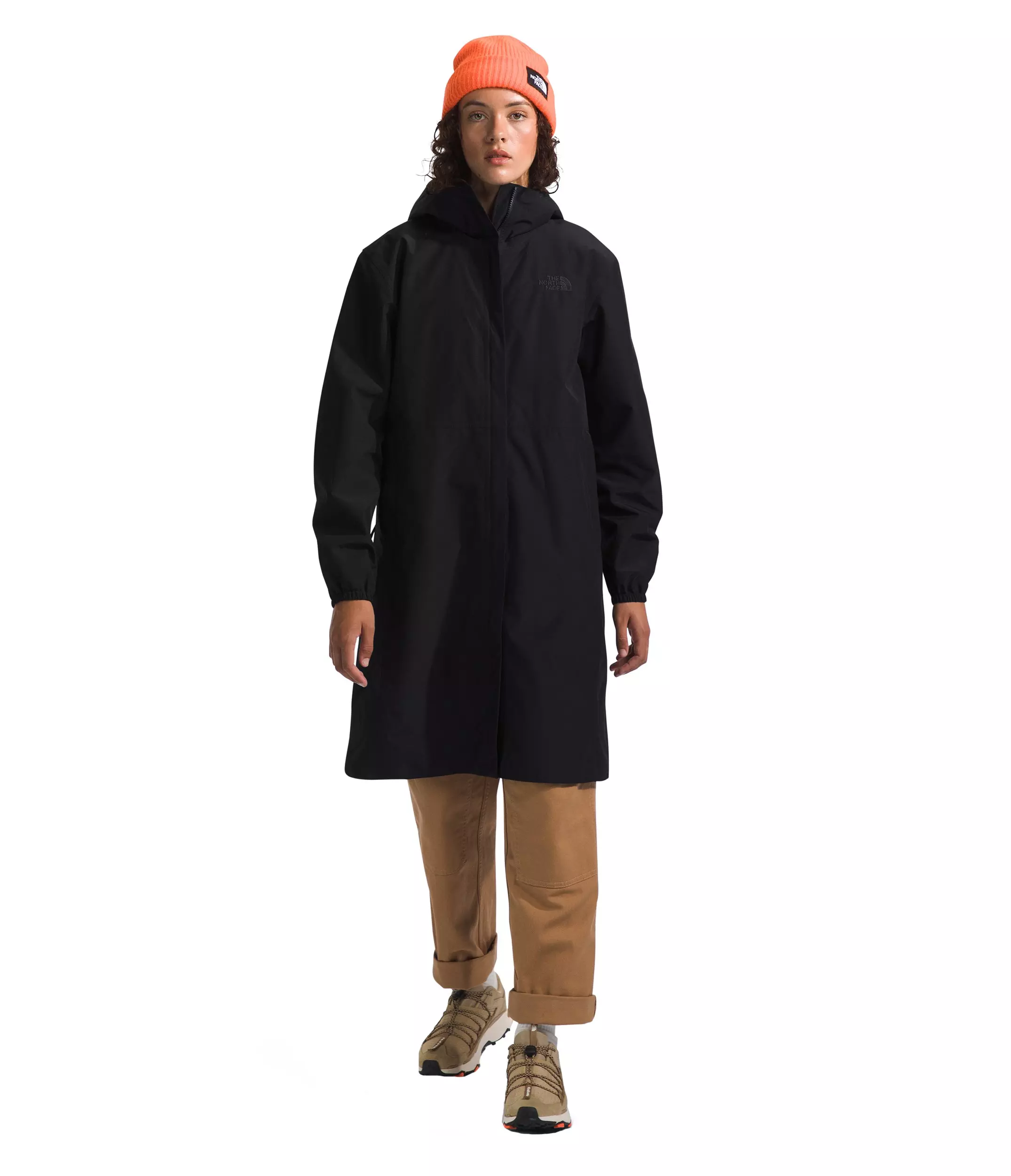 The North Face Women's Daybreak Rain Parka Jacket - BLACK