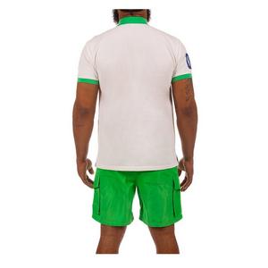 Hustle Gang Men's Jet Ski Polo - White/Multi-Color