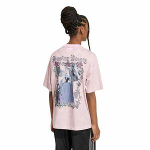adidas Originals Big Girls' Disney Villains Oversized Washed Tee Shirt - Orchid Fusion - ORCHID FUSION
