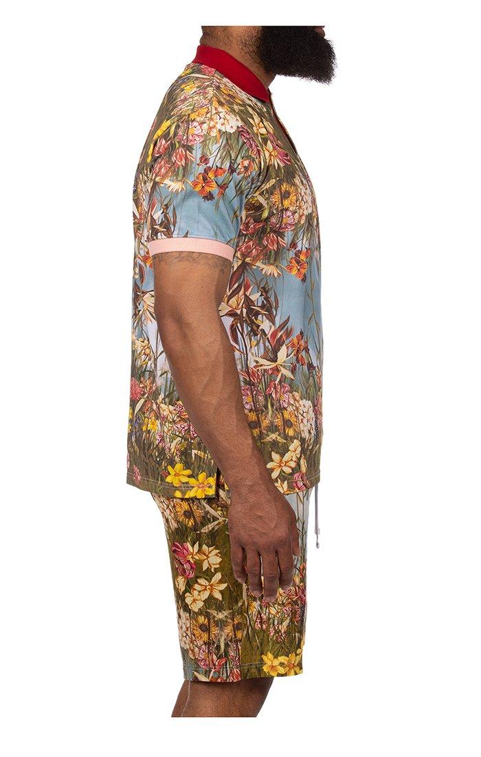 Hustle Gang Men's Greenfield Polo - Multi-Color - MULTI-COLOR Thumbnail View 3