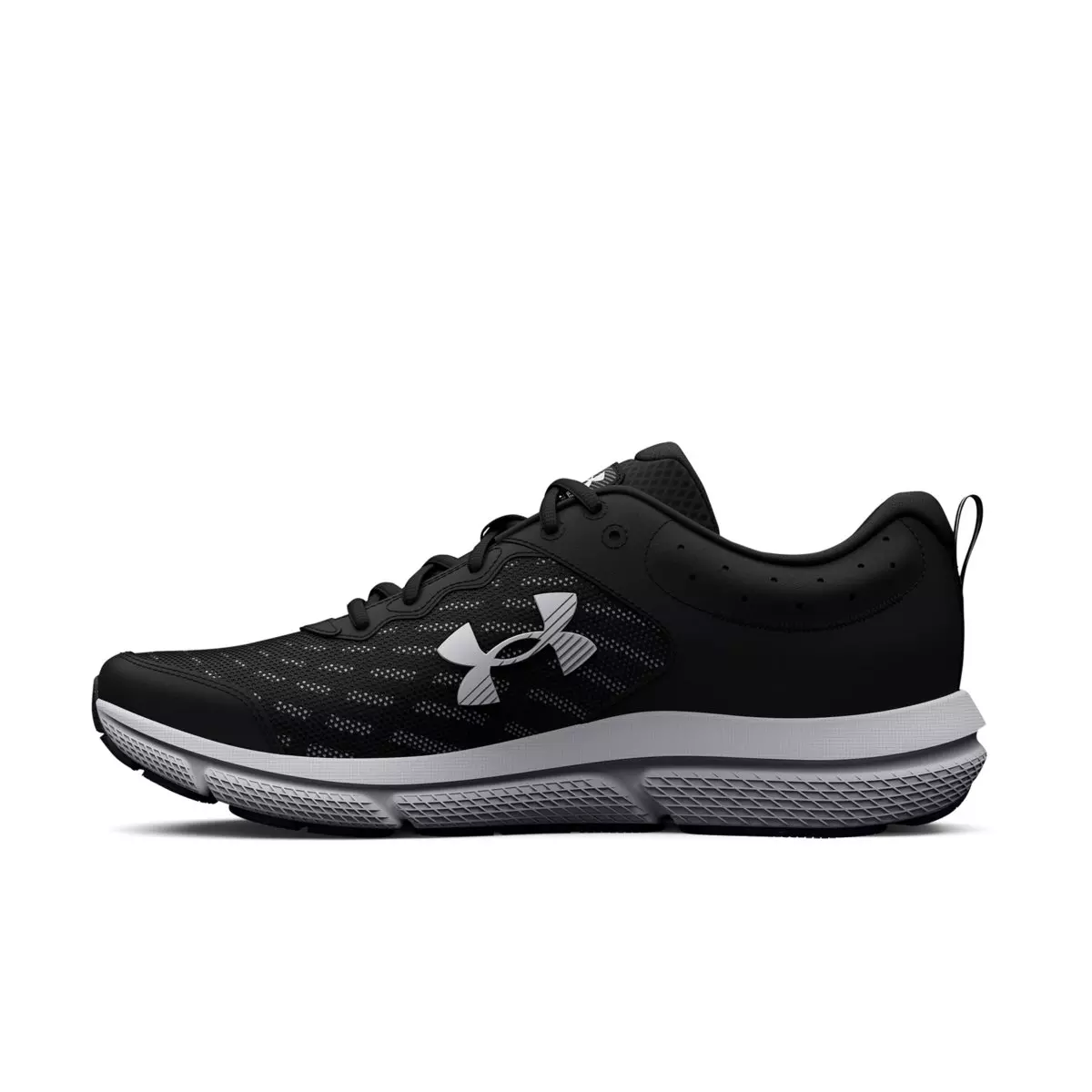 Under Armour Charged Assert 10 R "Black/White" Men's Running Shoe - BLACK/WHITE