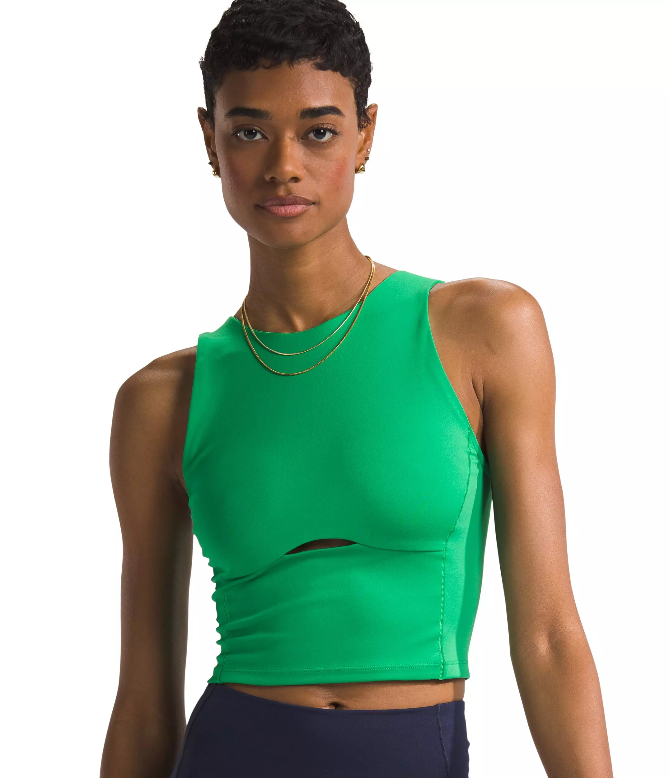 The North Face Women's Dune Sky Tanklette - Green - GREEN