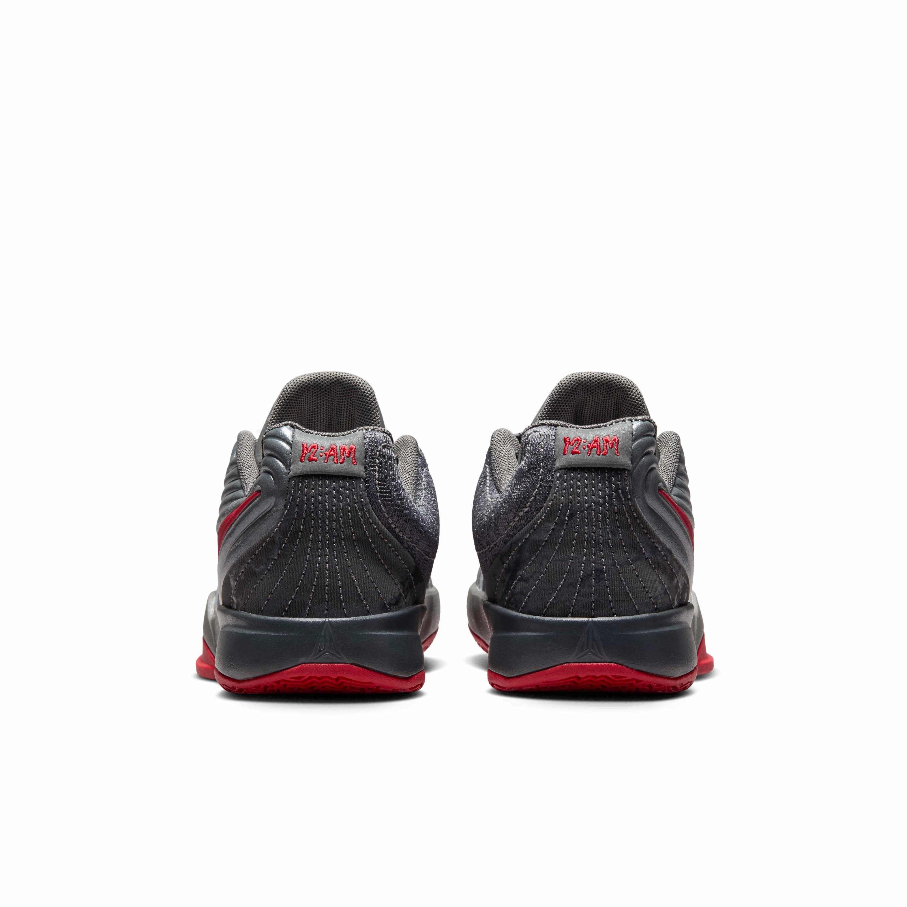Nike Ja 2 Grade School Boys' "Iron Grey/Anthracite/Gym Red" Basketball Shoe