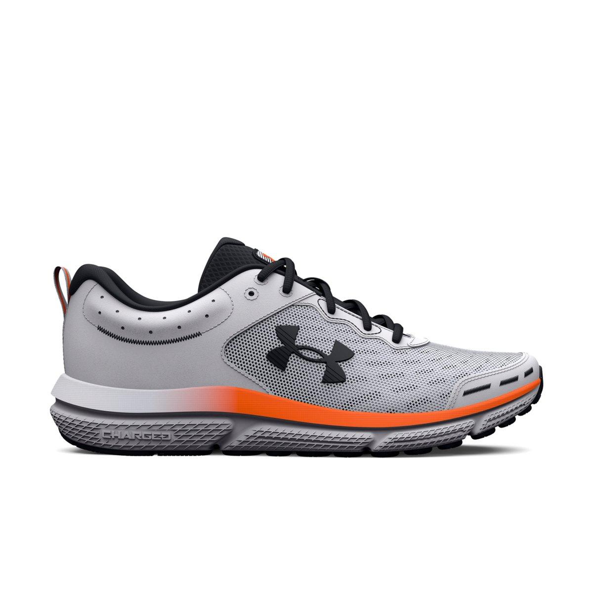 Under Armour Charged Assert 10 R "White/Black" Men's Running Shoe - WHITE/BLACK Thumbnail View 1