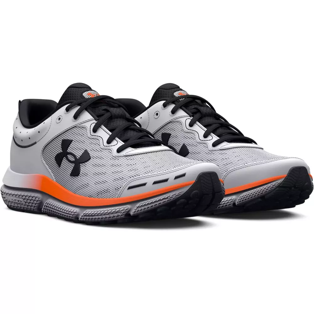 Under Armour Charged Assert 10 R "White/Black" Men's Running Shoe - WHITE/BLACK