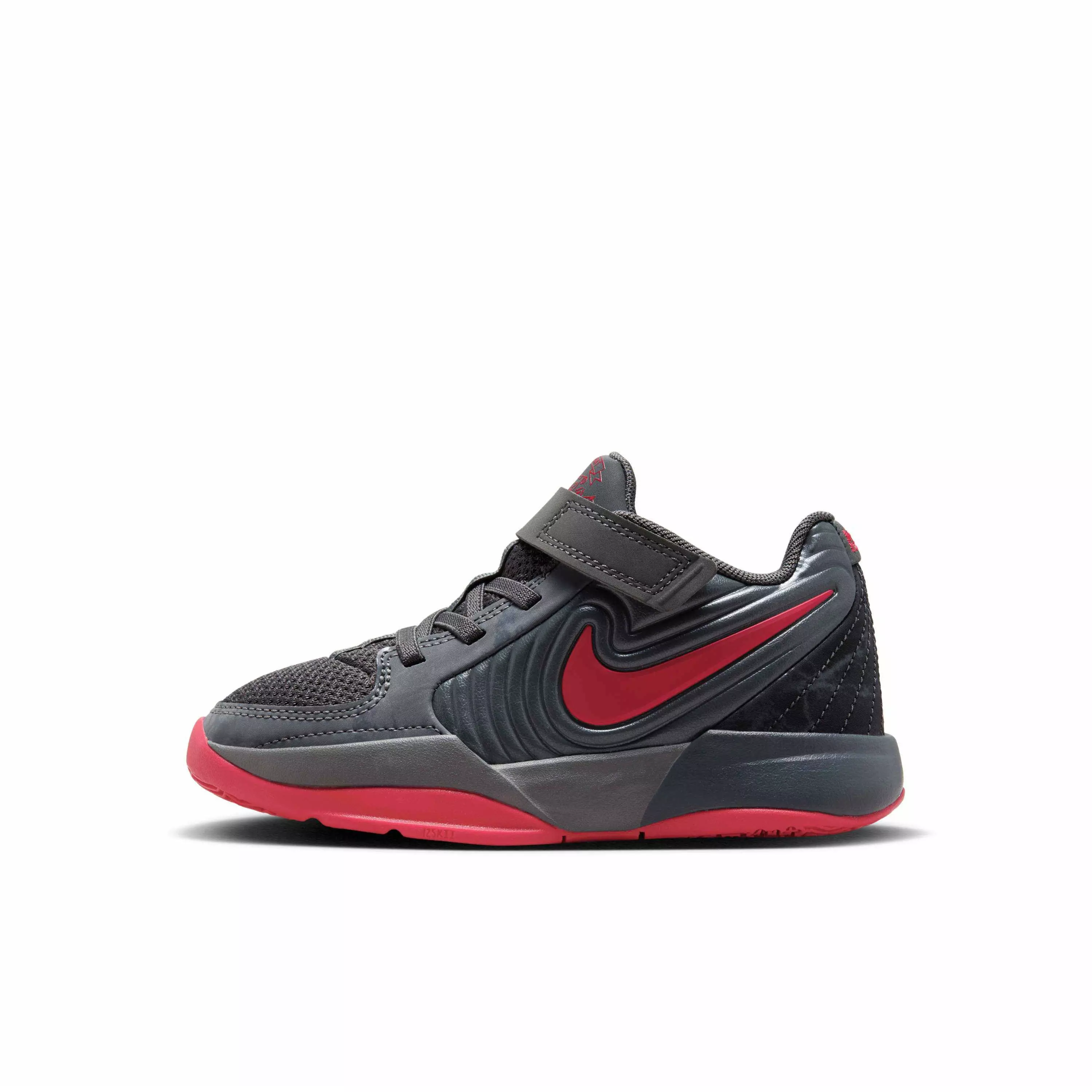 Nike Ja 2 "Iron Grey/Anthracite/Gym Red" Preschool Boys' Basketball Shoe - GREY/ANTHRACITE/RED