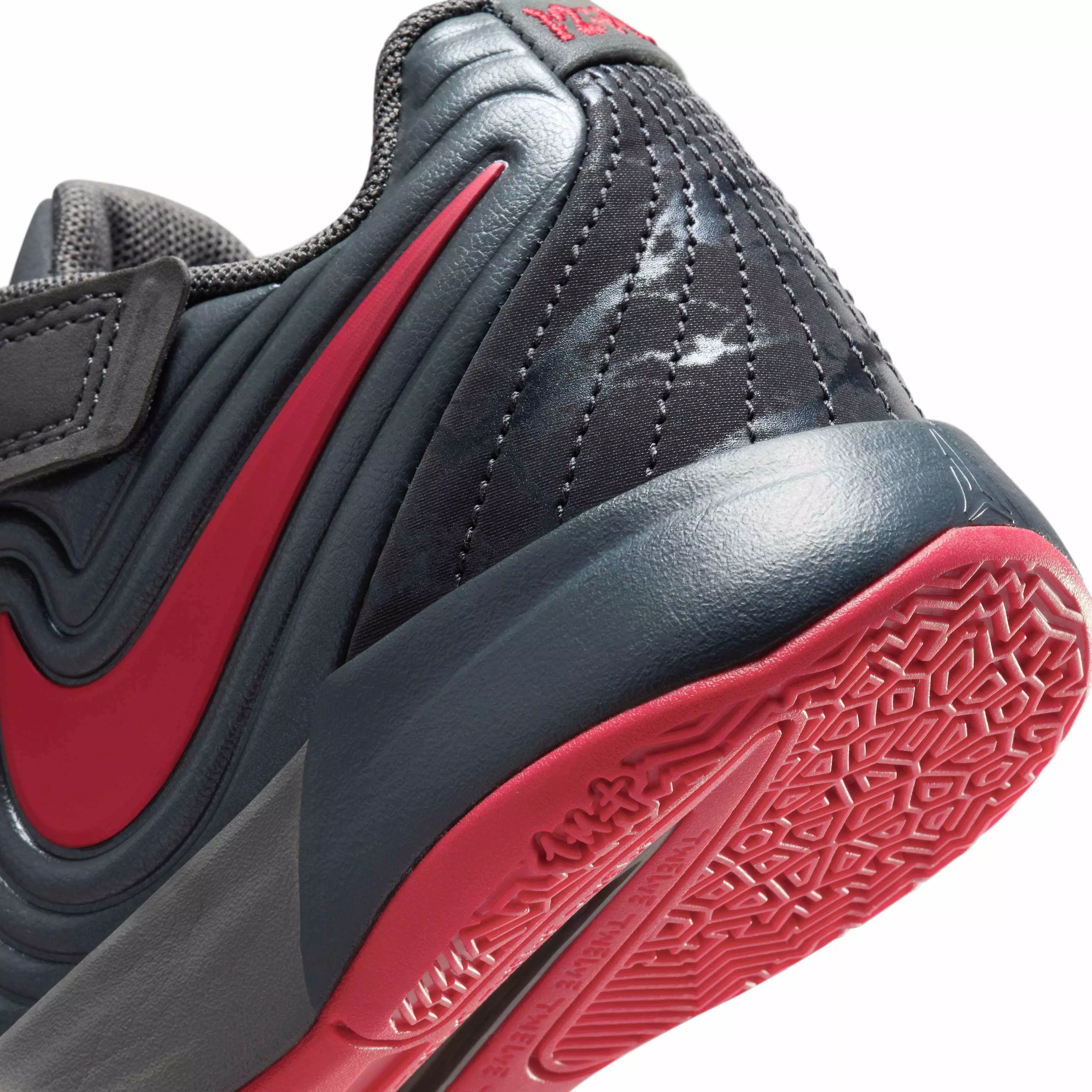 Nike Ja 2 "Iron Grey/Anthracite/Gym Red" Preschool Boys' Basketball Shoe - GREY/ANTHRACITE/RED