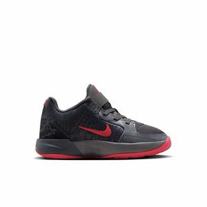 Nike Ja 2 "Iron Grey/Anthracite/Gym Red" Preschool Boys' Basketball Shoe