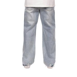 Hustle Gang Men's Theo Relaxed Fit Light Wash Denim Jeans