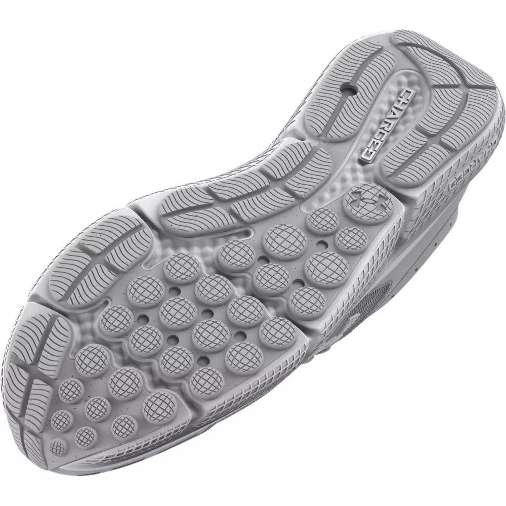 Under Armour Charged Assert 10 R "Mod Grey/White" Men's Running Shoe - GREY/WHITE