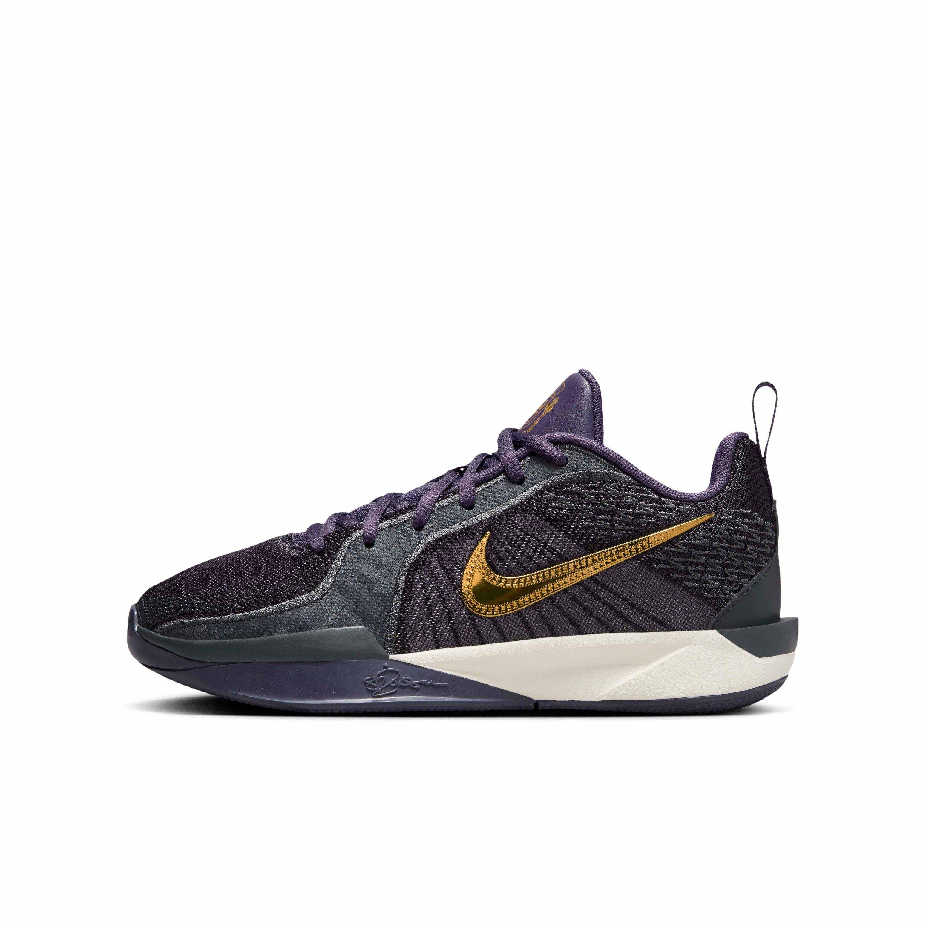 Nike Sabrina 2 Grade School Boys' "Dark Raisin/Anthracite/Pale Ivory/Metallic Gold" Basketball Shoe