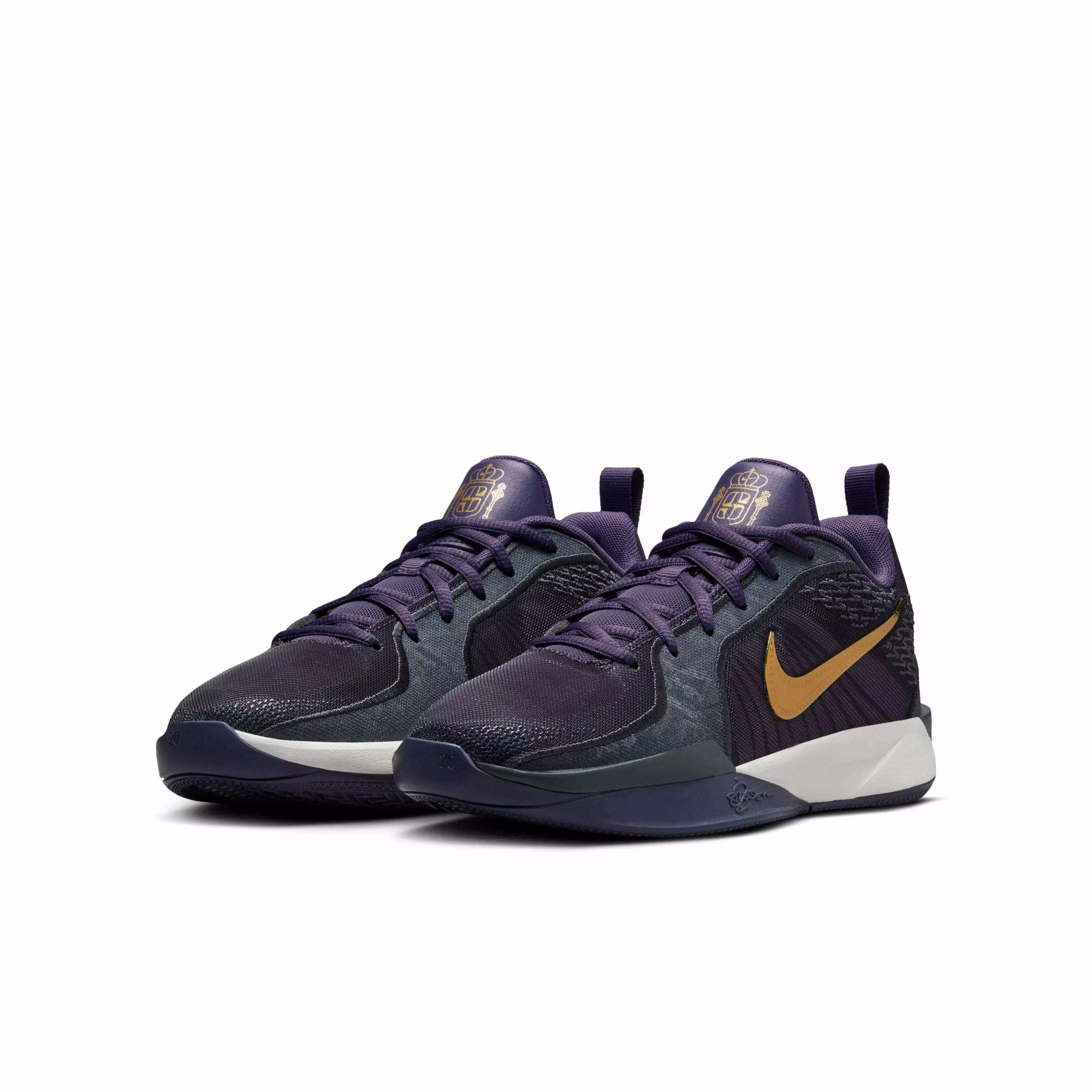 Nike Sabrina 2 "Dark Raisin/Anthracite/Pale Ivory/Metallic Gold" Grade School Boys' Basketball Shoe - DK RAISIN/ANTHRACITE/IVORY/GOLD