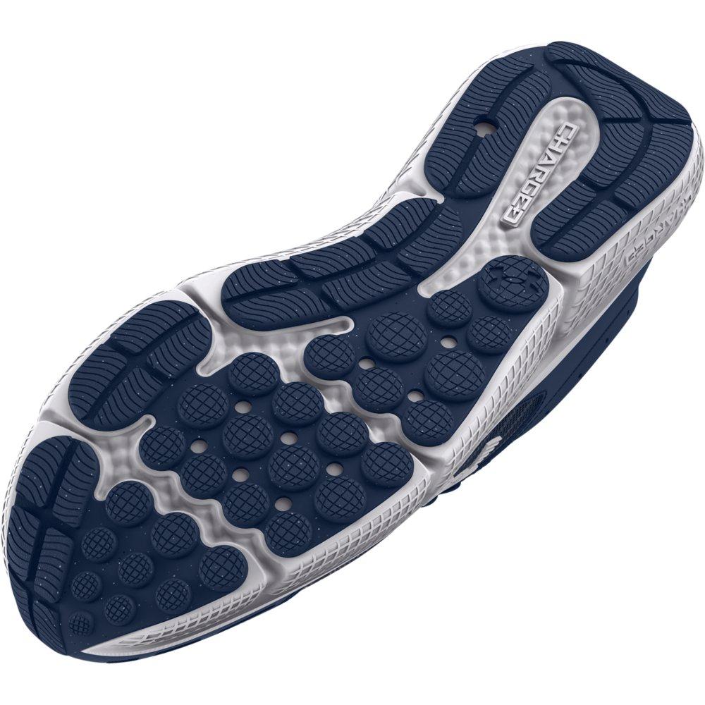 Under Armour Charged Assert 10 R "Academy/White" Men's Running Shoe - ACADEMY/WHITE Thumbnail View 4