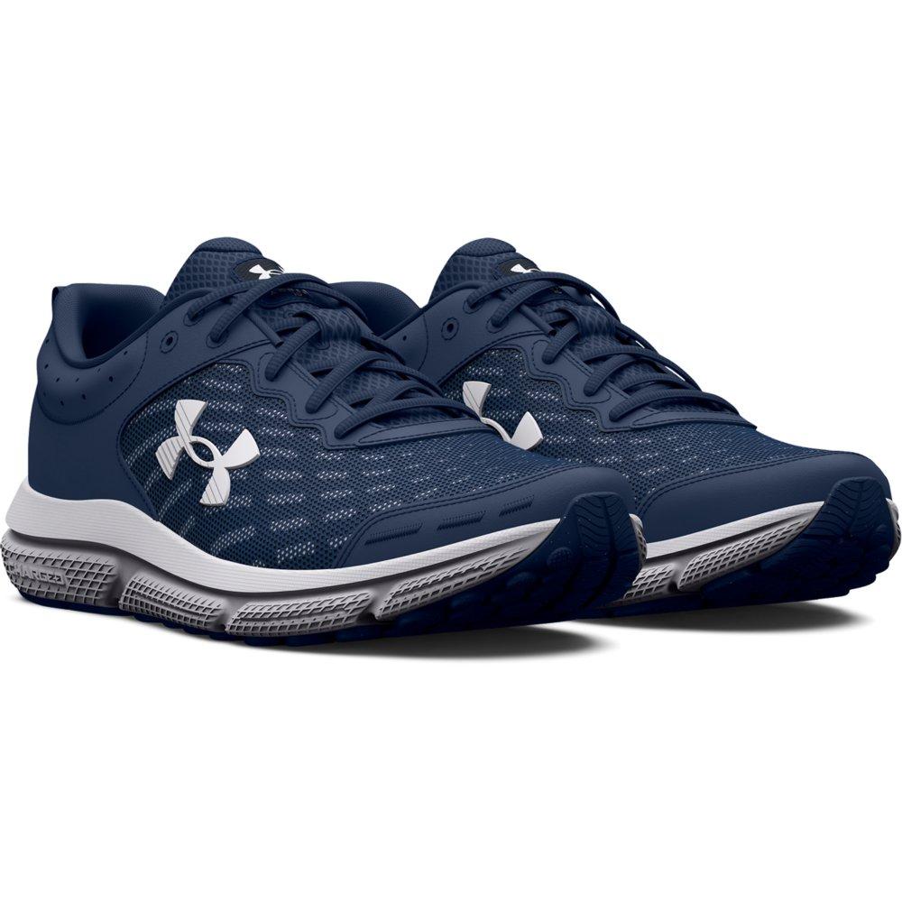 Under Armour Charged Assert 10 R "Academy/White" Men's Running Shoe - ACADEMY/WHITE Thumbnail View 5