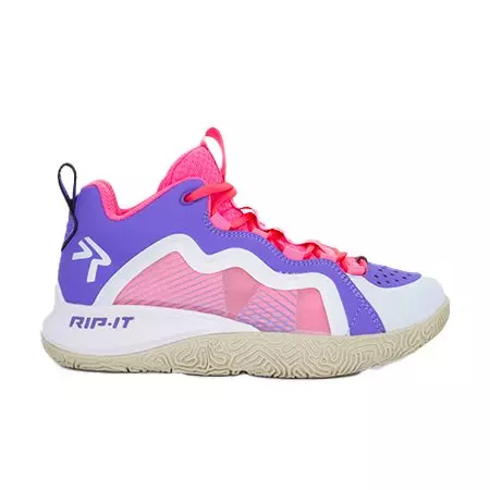 RIP-IT SwiftStep FUTURE "White/Purple/Pink" Women's Volleyball Court Shoe - WHITE/PURPLE/PINK