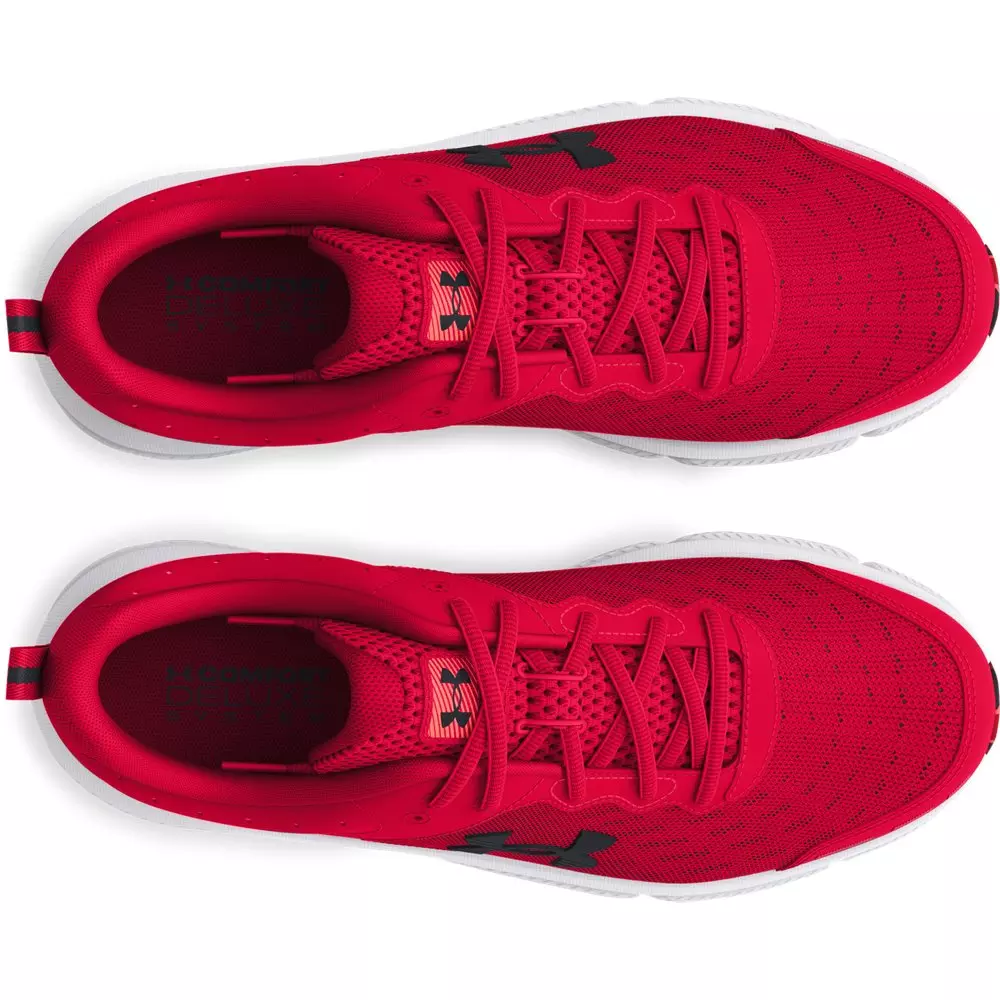 Under Armour Charged Assert 10 R "Red/Black/White" Men's Running Shoe - RED/BLACK/WHITE