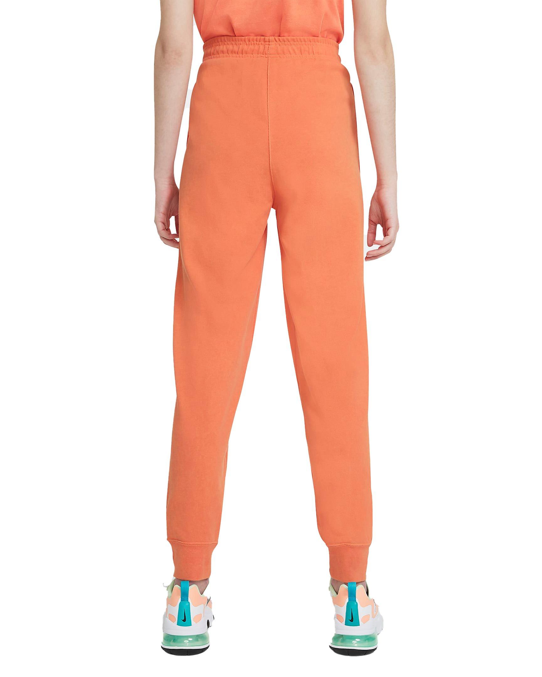Nike Women's Sportswear Washed Jogger Pants - ORANGE Thumbnail View 2