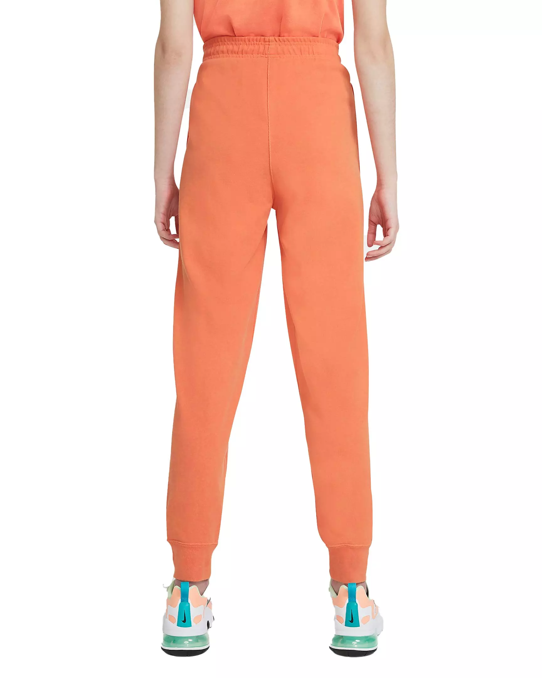 Nike Women's Sportswear Washed Jogger Pants - ORANGE