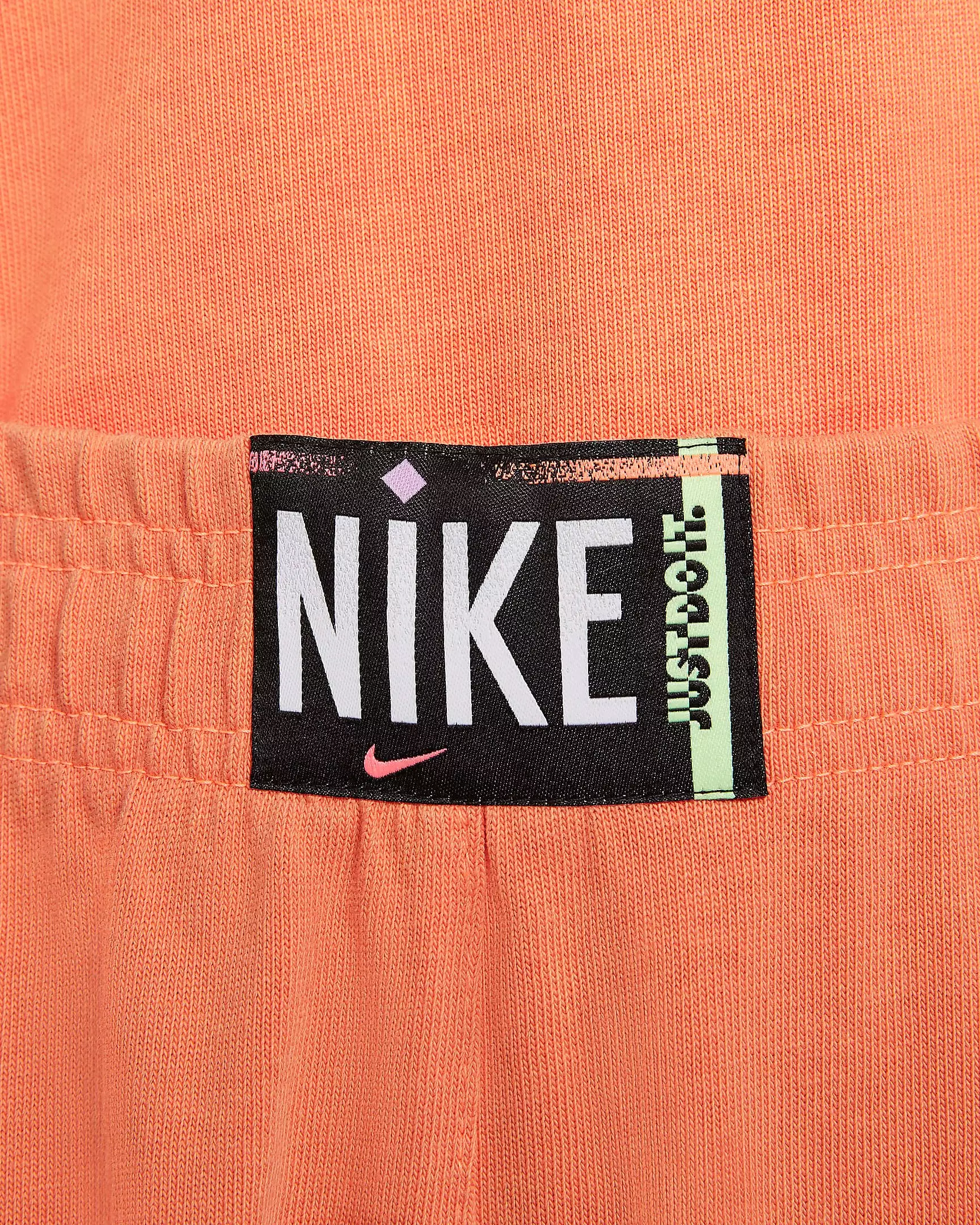 Nike Women's Sportswear Washed Jogger Pants - ORANGE